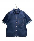 BURBERRYバーバリー）の古着「Heavyweight Denim Shirt/ヘビーウェイトデニムシャツ/8080781」｜インディゴ