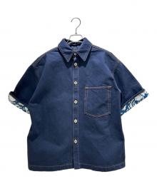 BURBERRY（バーバリー）の古着「Heavyweight Denim Shirt/ヘビーウェイトデニムシャツ/8080781」｜インディゴ
