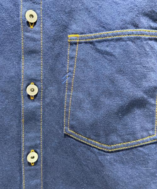 BURBERRY（バーバリー）BURBERRY (バーバリー) Heavyweight Denim Shirt/ヘビーウェイトデニムシャツ/8080781 インディゴ サイズ:Mの古着・服飾アイテム