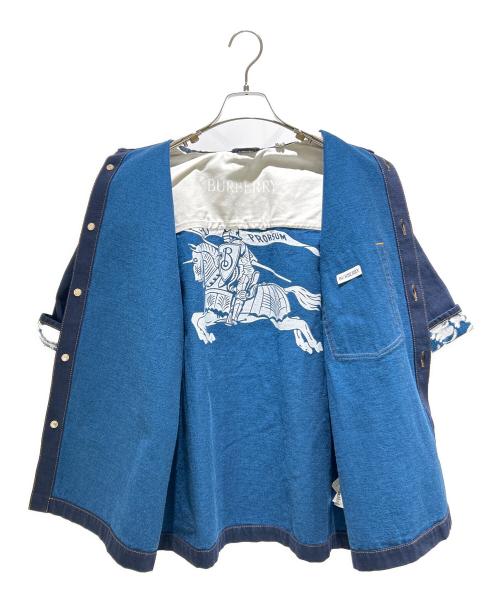 BURBERRY（バーバリー）BURBERRY (バーバリー) Heavyweight Denim Shirt/ヘビーウェイトデニムシャツ/8080781 インディゴ サイズ:Mの古着・服飾アイテム