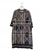 HERMESエルメス）の古着「ニットワンピース」｜ブラック