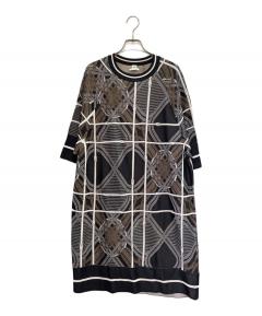 中古・古着通販】HERMES (エルメス) シルクコットンニットワンピース