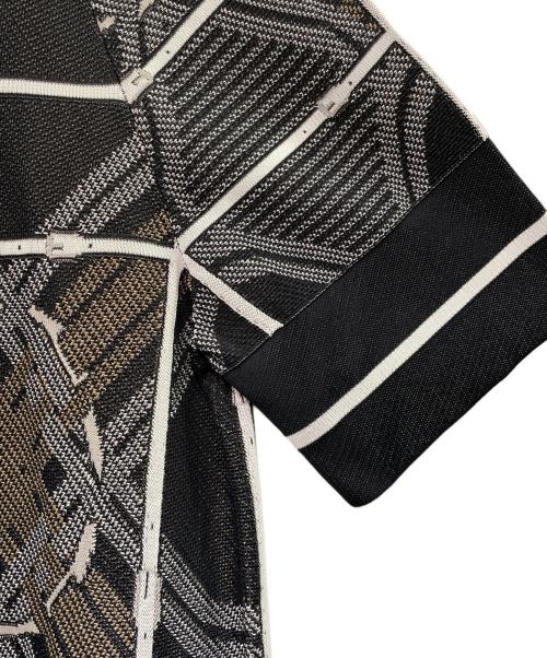 HERMES（エルメス）HERMES (エルメス) ニットワンピース ブラック サイズ:38の古着・服飾アイテム