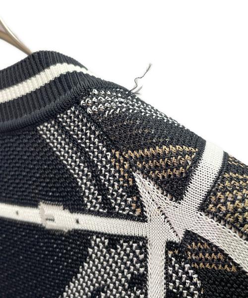 HERMES（エルメス）HERMES (エルメス) ニットワンピース ブラック サイズ:38の古着・服飾アイテム