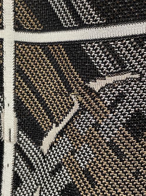 HERMES（エルメス）HERMES (エルメス) ニットワンピース ブラック サイズ:38の古着・服飾アイテム