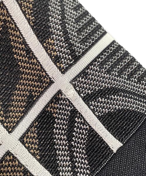 HERMES（エルメス）HERMES (エルメス) ニットワンピース ブラック サイズ:38の古着・服飾アイテム