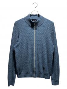 LOUIS VUITTON（ルイ ヴィトン）の古着「ダミエニットジャケット」｜ネイビー