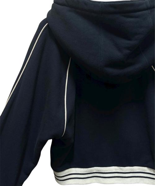 GUCCI（グッチ）GUCCI (グッチ) コットンジャージーロゴパーカー ブラック サイズ:Sの古着・服飾アイテム