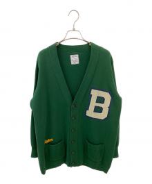 MADISON BLUE（マディソンブルー）の古着「レタードカーディガン」｜グリーン