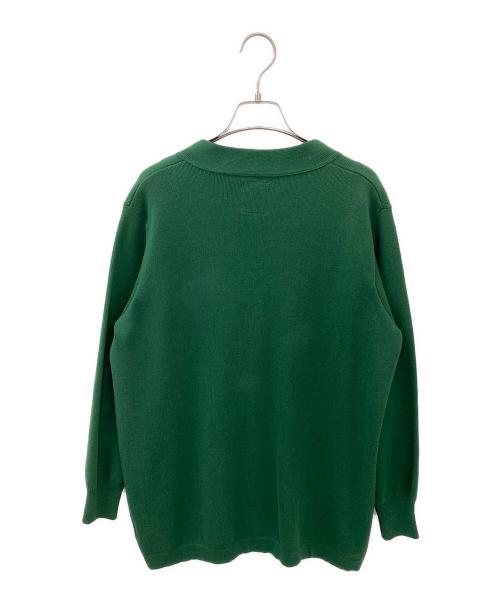 MADISON BLUE（マディソンブルー）MADISON BLUE (マディソンブルー) レタードカーディガン グリーン サイズ:00の古着・服飾アイテム