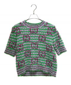 中古・古着通販】GUCCI (グッチ) GG Jacquard Knit Cardigan/GG