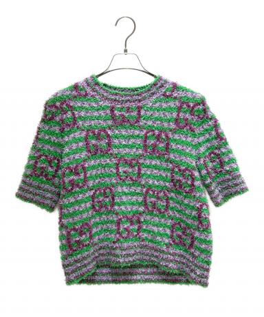 中古・古着通販】GUCCI (グッチ) Gucci Maxi GG Cotton Sweater Green