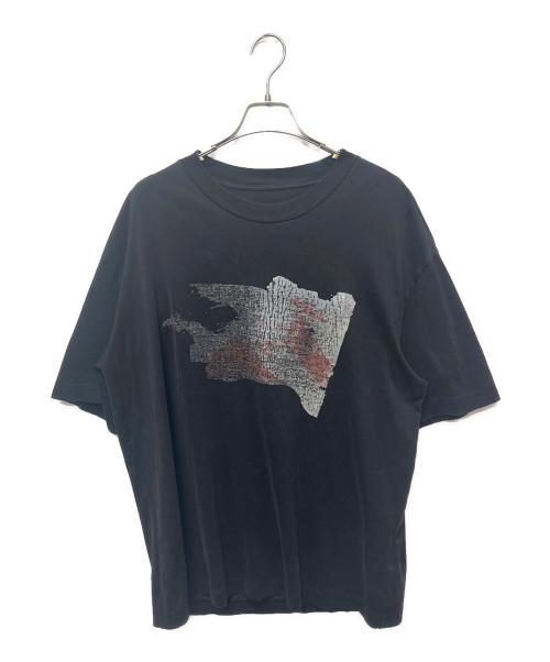 Maison Margiela（メゾンマルジェラ）Maison Margiela (メゾンマルジェラ) 19AW プリントTシャツ ブラック サイズ:46の古着・服飾アイテム