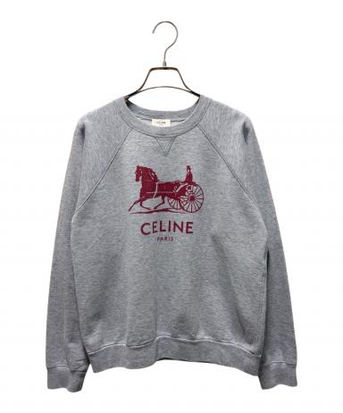 382【美品】セリーヌ‪☆ビッグブランドロゴ入りスウェット カシミヤ混 ニット 1094001072912714_01_0013w.jpeg