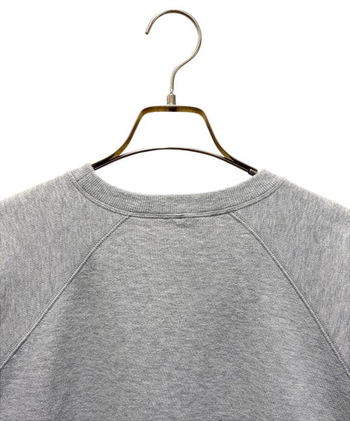 CELINE（セリーヌ）CELINE (セリーヌ) カシミヤ混サルキーロゴスウェット グレー サイズ:Mの古着・服飾アイテム