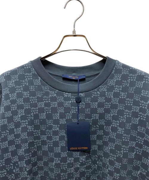 LOUIS VUITTON（ルイ ヴィトン）LOUIS VUITTON (ルイ ヴィトン) ダミエスプレッドプリンテッドスウェット グレー サイズ:XXLの古着・服飾アイテム