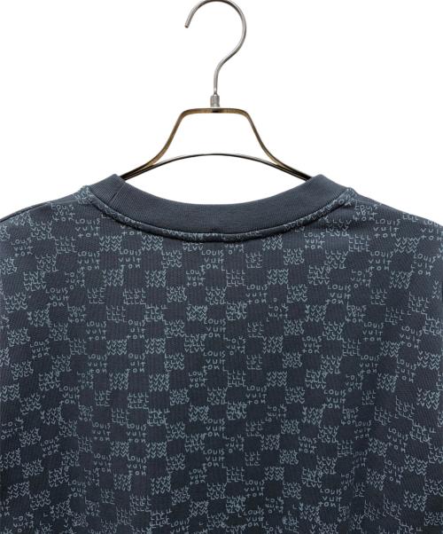 LOUIS VUITTON（ルイ ヴィトン）LOUIS VUITTON (ルイ ヴィトン) ダミエスプレッドプリンテッドスウェット グレー サイズ:XXLの古着・服飾アイテム
