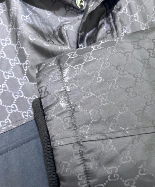 GUCCI（グッチ）GUCCI (グッチ) GG中綿コート ブラック サイズ:48の古着・服飾アイテム