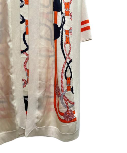 HERMES（エルメス）HERMES (エルメス) ツイルレーヌカーディガン ベージュ サイズ:42の古着・服飾アイテム