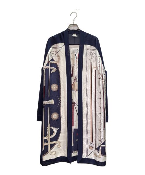 HERMES（エルメス）HERMES (エルメス) ツイルレーヌカーディガン ネイビー サイズ:38の古着・服飾アイテム