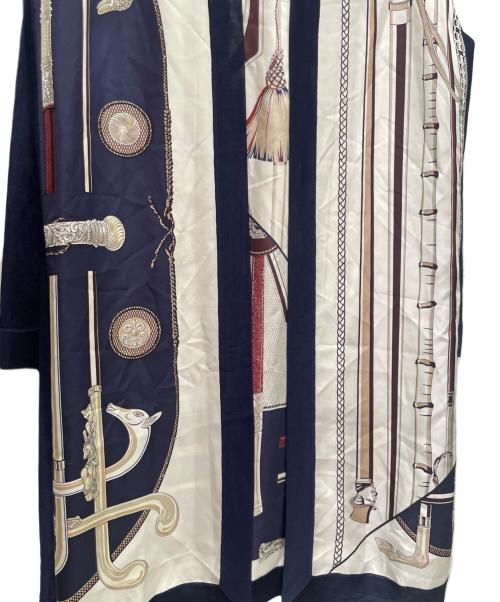 HERMES（エルメス）HERMES (エルメス) ツイルレーヌカーディガン ネイビー サイズ:38の古着・服飾アイテム