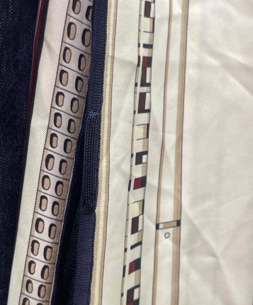 HERMES（エルメス）HERMES (エルメス) ツイルレーヌカーディガン ネイビー サイズ:38の古着・服飾アイテム