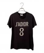 Christian Diorクリスチャン ディオール）の古着「J'ADORE DIOR8Tシャツ」｜ブラック