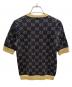 GUCCI (グッチ) GGコットンラメ ファブリック トップス ネイビー×ゴールド サイズ:XS：70000円
