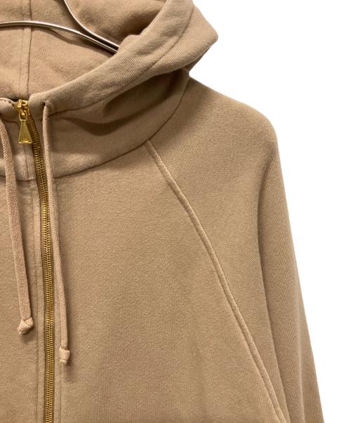 GUCCI（グッチ）GUCCI (グッチ) ヴィンテージロゴウェブストライプパーカー/ハーフジップパーカー ブラウン サイズ:Mの古着・服飾アイテム