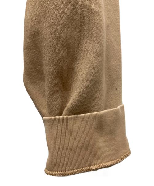 GUCCI（グッチ）GUCCI (グッチ) ヴィンテージロゴウェブストライプパーカー/ハーフジップパーカー ブラウン サイズ:Mの古着・服飾アイテム