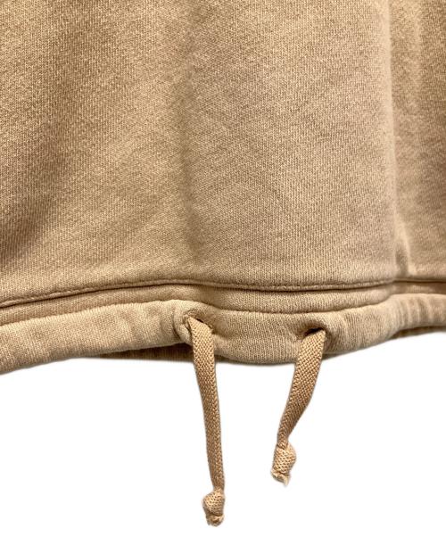 GUCCI（グッチ）GUCCI (グッチ) ヴィンテージロゴウェブストライプパーカー/ハーフジップパーカー ブラウン サイズ:Mの古着・服飾アイテム