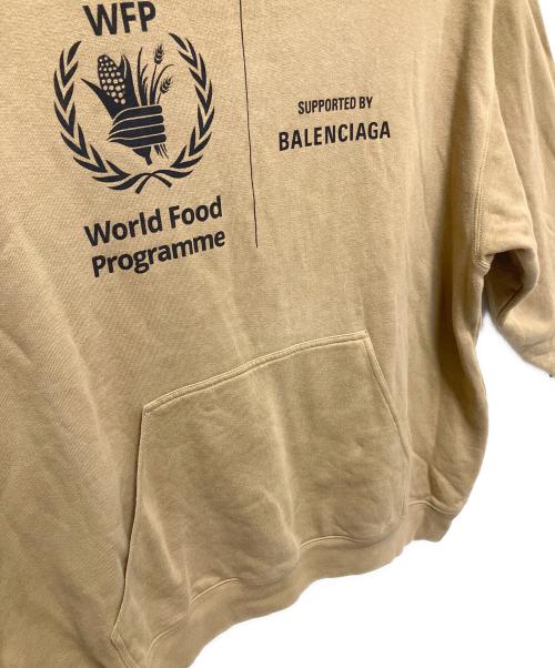 BALENCIAGA（バレンシアガ）BALENCIAGA (バレンシアガ) WFPロゴパーカー ブラウン サイズ:Mの古着・服飾アイテム