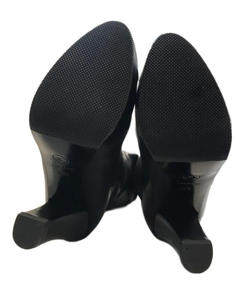 CHANEL（シャネル）CHANEL (シャネル) ロングブーツ ブラック サイズ:38 1/2の古着・服飾アイテム