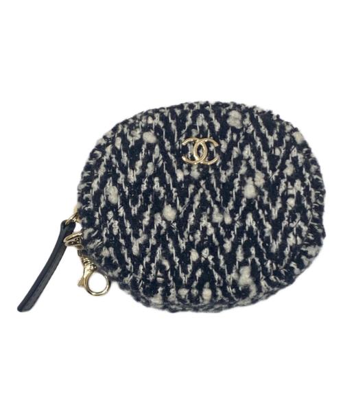 CHANEL（シャネル）CHANEL (シャネル) COCO Mark Chain Shoulder Bag/コマーク ショルダーバッグ ホワイト×ブラックの古着・服飾アイテム