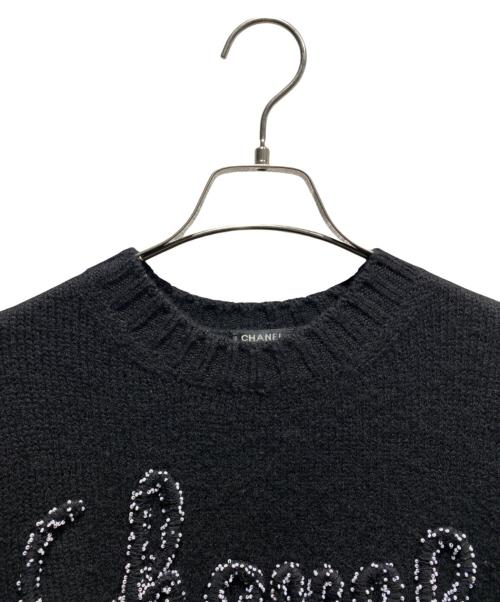 CHANEL（シャネル）CHANEL (シャネル) カシミヤプルオーバーニット/P65189K61044 ブラック サイズ:34の古着・服飾アイテム
