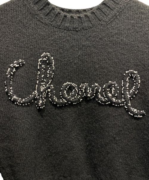 CHANEL（シャネル）CHANEL (シャネル) カシミヤプルオーバーニット/P65189K61044 ブラック サイズ:34の古着・服飾アイテム