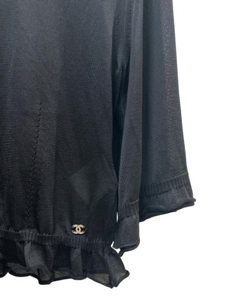CHANEL（シャネル）CHANEL (シャネル) ココマークニット ブラック サイズ:34の古着・服飾アイテム