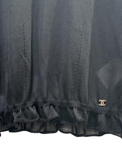 CHANEL（シャネル）CHANEL (シャネル) ココマークニット ブラック サイズ:34の古着・服飾アイテム