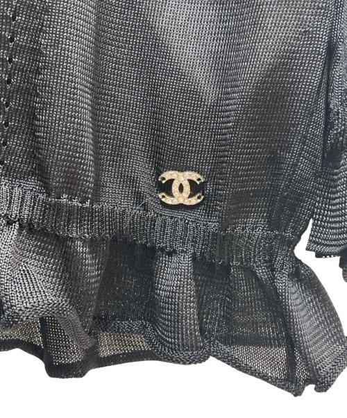 CHANEL（シャネル）CHANEL (シャネル) ココマークニット ブラック サイズ:34の古着・服飾アイテム