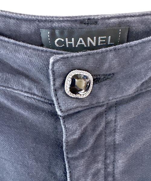 CHANEL（シャネル）CHANEL (シャネル) ココマークポケットコットンパンツ ブラック サイズ:36の古着・服飾アイテム