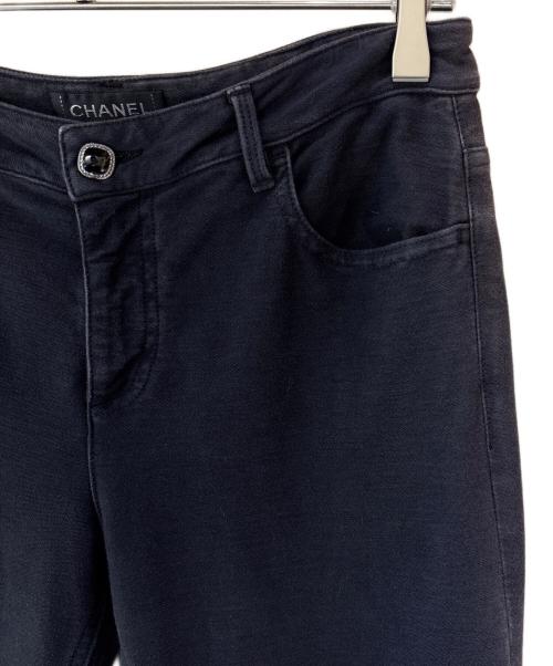 CHANEL（シャネル）CHANEL (シャネル) ココマークポケットコットンパンツ ブラック サイズ:36の古着・服飾アイテム