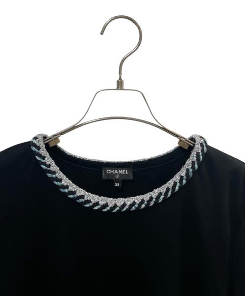 CHANEL（シャネル）CHANEL (シャネル) カットソー ブラック サイズ:38の古着・服飾アイテム