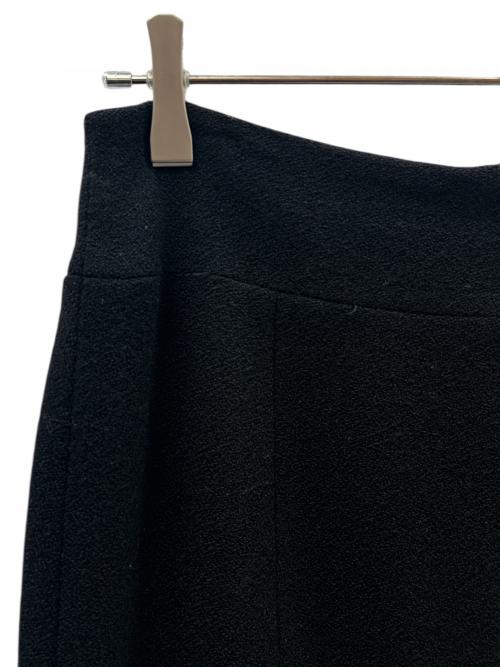 CHANEL（シャネル）CHANEL (シャネル) リネン×シルクスカート ブラック サイズ:38の古着・服飾アイテム
