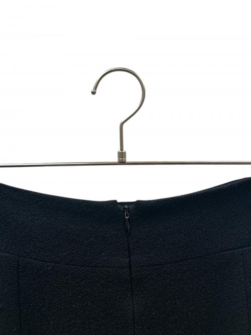 CHANEL（シャネル）CHANEL (シャネル) リネン×シルクスカート ブラック サイズ:38の古着・服飾アイテム