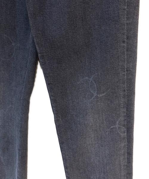 CHANEL（シャネル）CHANEL (シャネル) ココマークデニムパンツ P64935V61048 ブラック サイズ:34の古着・服飾アイテム