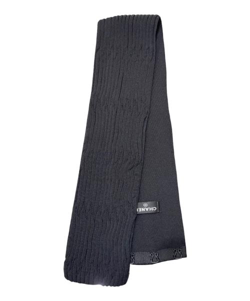 CHANEL（シャネル）CHANEL (シャネル) P43 ベルト付ニットワンピース ブラック サイズ:38の古着・服飾アイテム