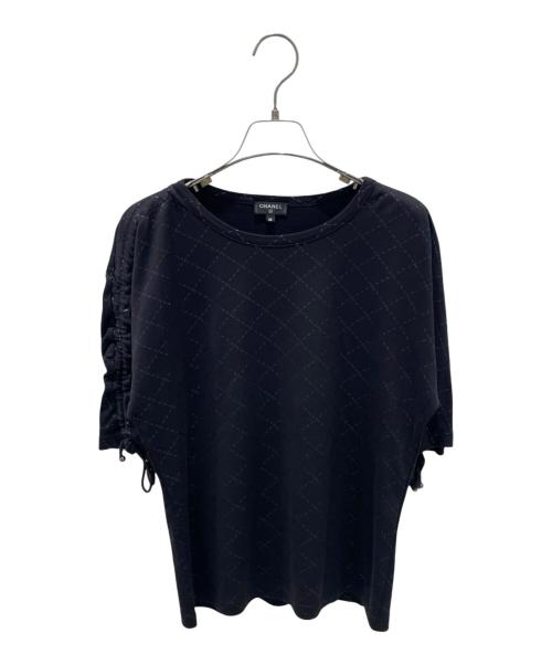 CHANEL（シャネル）CHANEL (シャネル) ココマーク 半袖カットソー ブラック サイズ:36の古着・服飾アイテム
