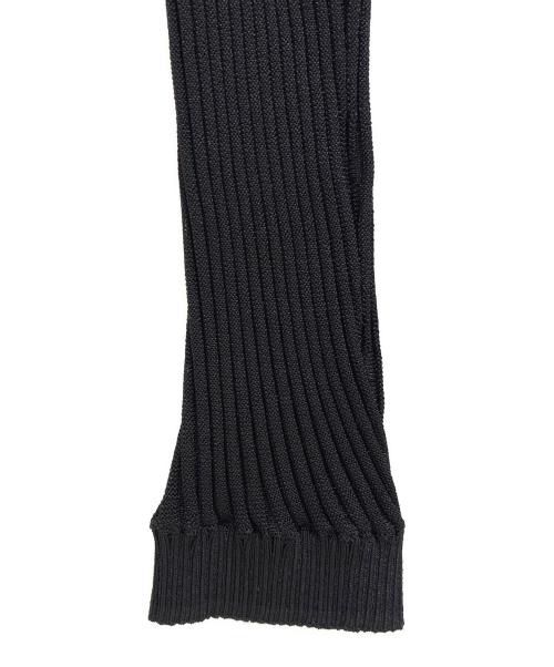 CHANEL（シャネル）CHANEL (シャネル) シルクロングニットワンピース　P70519K10046 ホワイト×ブラック サイズ:34の古着・服飾アイテム