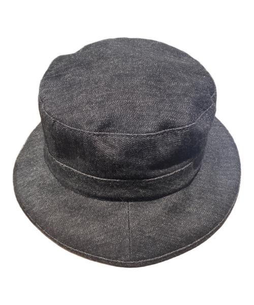 CHANEL（シャネル）CHANEL (シャネル) デニムバケットハット/バケットハット/ハット/デニム/ ブラック サイズ:Mの古着・服飾アイテム