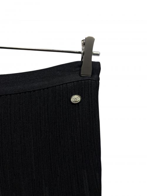 CHANEL（シャネル）CHANEL (シャネル) ニットスカート ホワイト×ブラック サイズ:36の古着・服飾アイテム